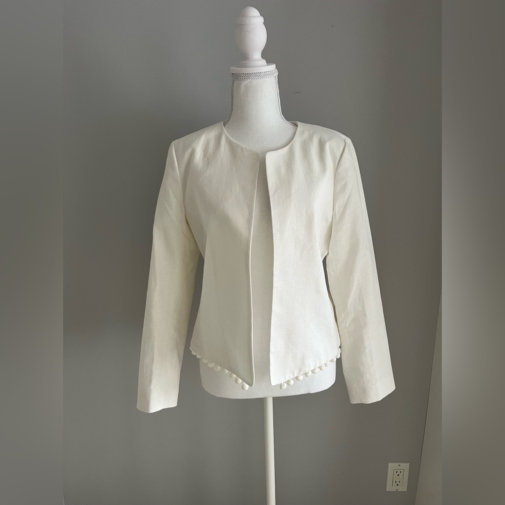 J.Crew Linen Blazer Size M